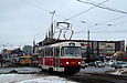 Tatra-T3A #3057 6-го маршрута на улице Академика Павлова возле Сабуровой Дачи