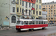 Tatra-T3A #3057 6-го маршрута на улице Конарева в районе улицы Благовещенской