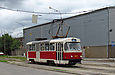 Tatra-T3A #3057 8-го маршрута на улице Морозова возле перекрёстка с улицей Плехановской