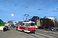 Tatra-T3A #3057 6-го маршрута на площади Бугримовой возле улицы Воскресенской