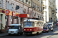 Tatra-T3A #3057 6-го маршрута на Московском проспекте в районе Слесарного переулка