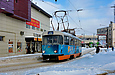 Tatra-T3A #3057 6-го маршрута отправился от конечной станции "602 микрорайон"