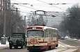 Tatra-T3SU #3061 20-го маршрута на улице Конева напротив Симферопольского переулка