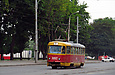 Tatra-T3SU #3062 6-го маршрута на Московском проспекте возле улицы Академика Павлова