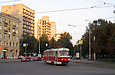 Tatra-T3SUCS #3062 27-го маршрута на перекрестке улиц Плехановской и Молочной
