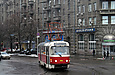 Т3-ВПСт #3063 20-го машрута поворачивает с улицы Евгения Котляра на конечную "Южный вокзал"