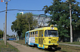 Tatra-T3SU #3066 6-го маршрута в Салтовском переулке