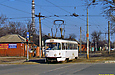 Tatra-T3SU #3068 6-го маршрута на Салтовском шоссе возле перекрёстка с проспектом 50-летия СССР