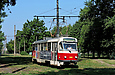 Tatra-T3SUCS #3068 6-го маршрута на Салтовском шоссе в районе профессионального училища строительства