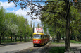 Tatra-T3SU #3071-3072 6-го маршрута на улице Полевой между Московским проспектом и улицей Днепровской