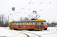 Tatra-T3SU #3071  20-го маршрута на конечной станции "Улица Новгородская"