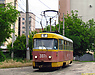 Tatra-T3SU #3071 7-го маршрута на конечной станции "Новосёловка"