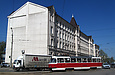 Tatra-T3SUCS #3071 20-го маршрута на перекрестке улиц Большой Панасовской и Евгения Котляра