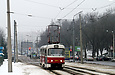 Tatra-T3SUCS #3071 20-го маршрута на улице Клочковской в районе улицы Близнюковской