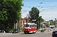 Tatra-T3SUCS #3071 27-го маршрута на улице Академика Павлова на перекрестке с Московским проспектом