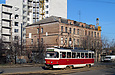 Tatra-T3SU #3074 20-го маршрута на улице Большой Панасовской возле улицы Евгения Котляра
