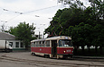 Tatra-T3SU #3078 1-го маршрута на конечной станции "Ивановка"