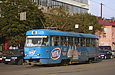 Tatra-T3SU #3082 14-го маршрута на улице Полтавский Шлях возле перекрестка с улицей Красноармейской и Гвардейцев-железнодорожников