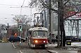 Tatra-T3SUCS #3087 27-го маршрута на улице Моисеевской в районе станции метро "Киевская"