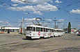 Tatra-T3SU #3092-3093 6-го маршрута на улице Пискуновской (район Центрального рынка)