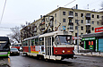 Tatra-T3SUCS #3092 20-го маршрута на улице Евгения Котляра возле Привокзальной площади