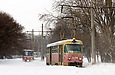 Tatra-T3SU #3094 27-го маршрута на улице Героев Труда