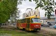 Tatra-T3SU #4005 8-го маршрута на улице Плехановской в районе улицы Соича