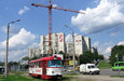 Tatra-T3SU #4007 2-го маршрута на улице Клочковской возле улицы Космической