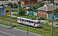 Tatra-T3SU #4010 27-го маршрута на улице Академика Павлова в районе ТЦ "Французский бульвар"