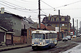 Tatra-T3SU #4010 27-го маршрута на улице Веринской в районе улицы Вятской