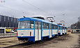 Tatra-T3A #4047-4048 на Московском проспекте в районе станции метро "Площадь Восстания"