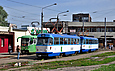 Tatra-T3A #5117-5118 6-го маршрута на конечной станции "602-й микрорайон"
