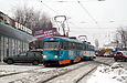 Tatra-T3A #5117-5118 3-го маршрута на улице Полтавский Шлях возле перекрестка с улицей Петра Болбочана