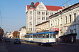Tatra-T3A #5117-5118 3-го маршрута на улице Полтавский Шлях возле перекрестка с улицей Рождественской