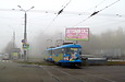 Tatra-T3A #5119-5120 3-го маршрута на улице Полтавский Шлях возле станции метро "Холодная Гора"