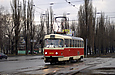Tatra-T3 #6852 8-го маршрута на перекрестке улиц Академика Павлова, Веринской и Салтовского шоссе