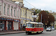 Tatra-T3 #6852 5-го маршрута на улице Полтавский шлях в районе улицы Энгельса