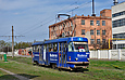 Tatra-T3 #6900 8-го маршрута на Салтовском шоссе в районе 8-го хлебозавода