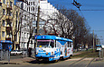 Tatra-T3 #6938 5-го маршрута на площади Восстания на перекрёстке с улицей Броненосца Потёмкина