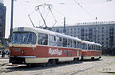 Tatra-T3SU #7000-1700 30-го маршрута на Пролетарской площади