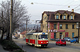 Tatra-T3SU #7011 5-го маршрута на улице Веринской возле улицы Люсинской