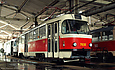 Tatra-T3SUCS #7035 в производственном корпусе КП "Салтовское трамвайное депо"