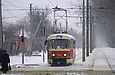 Tatra-T3SUCS #7050 8-го маршрута на перекрестке Салтовского шоссе и проспекта 50-летия СССР