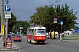 Tatra-T3SUCS #7088 5-го маршрута на улице Кирова в районе улицы Руставели