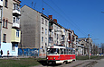 Tatra-T3SUCS #7099 8-го маршрута на Салтовском шоссе возле Белостокского переулка