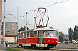 Tatra-T3SUCS #7196 8-го маршрута на конечной станции "Проспект Гагарина"