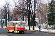 Tatra-T3SUCS #7196 8-го маршрута на Плехановской улице в районе Балашовского путепровода