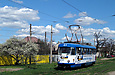 Tatra-T3M #8023 27-го маршрута на улице Академика Павлова в районе Никоновского переулка