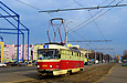 Tatra-T3M #8039 8-го маршрута на Плехановской улице возле стадиона "Металлист"