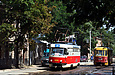 Tatra-T3M #8039 и Tatra-T3SU #3036 20-го маршрута на улице Котлова в районе Резниковского переулка